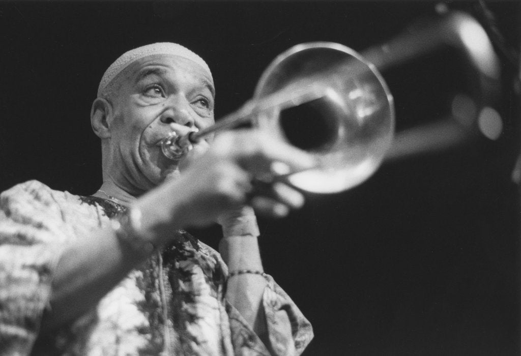 Detail of Benny Powell by Brian Foskett