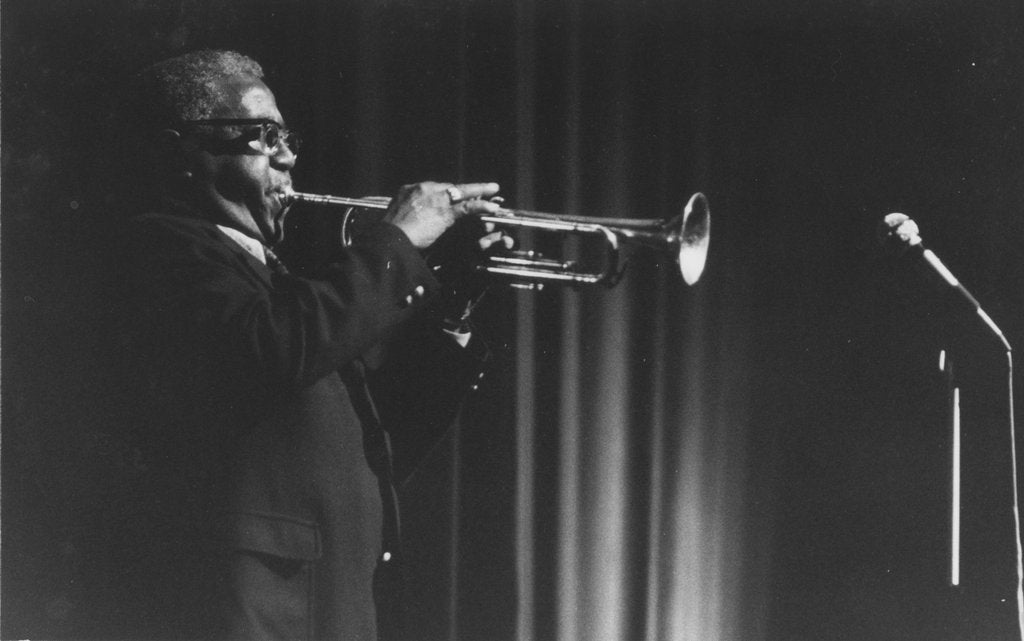 Detail of Roy Eldridge by Brian Foskett