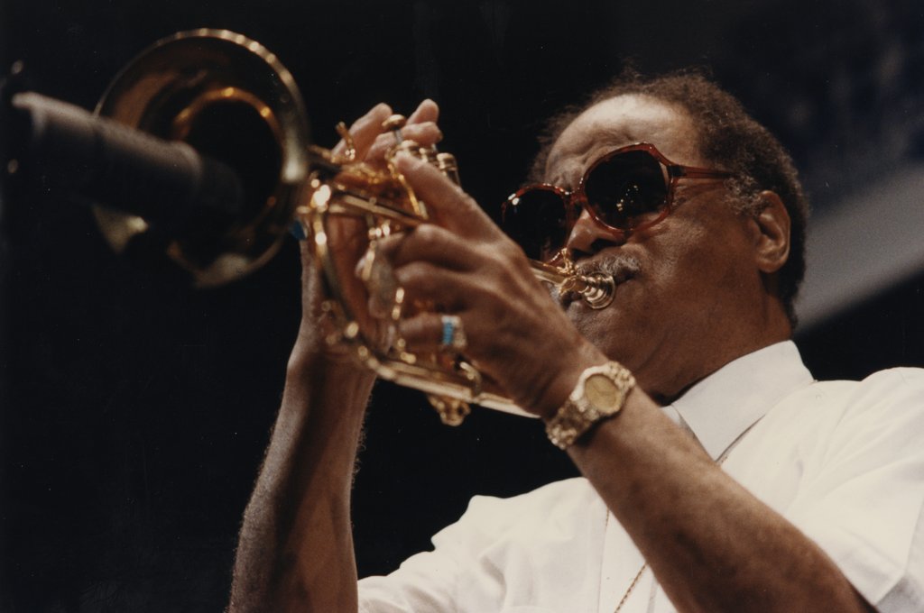 Detail of Clark Terry by Brian Foskett