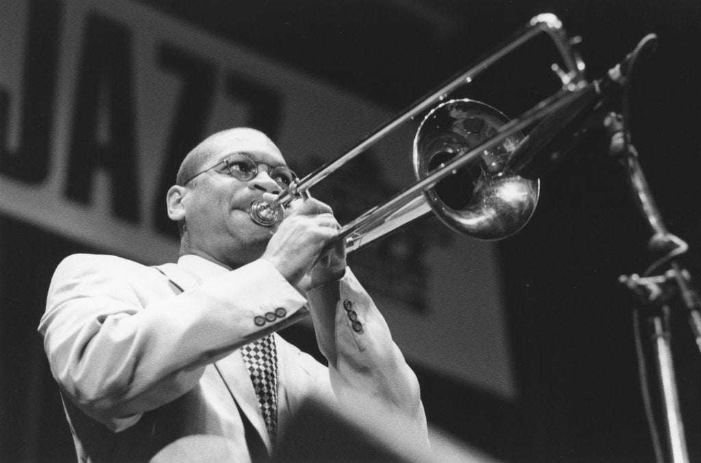 Detail of Delfeayo Marsalis by Brian Foskett