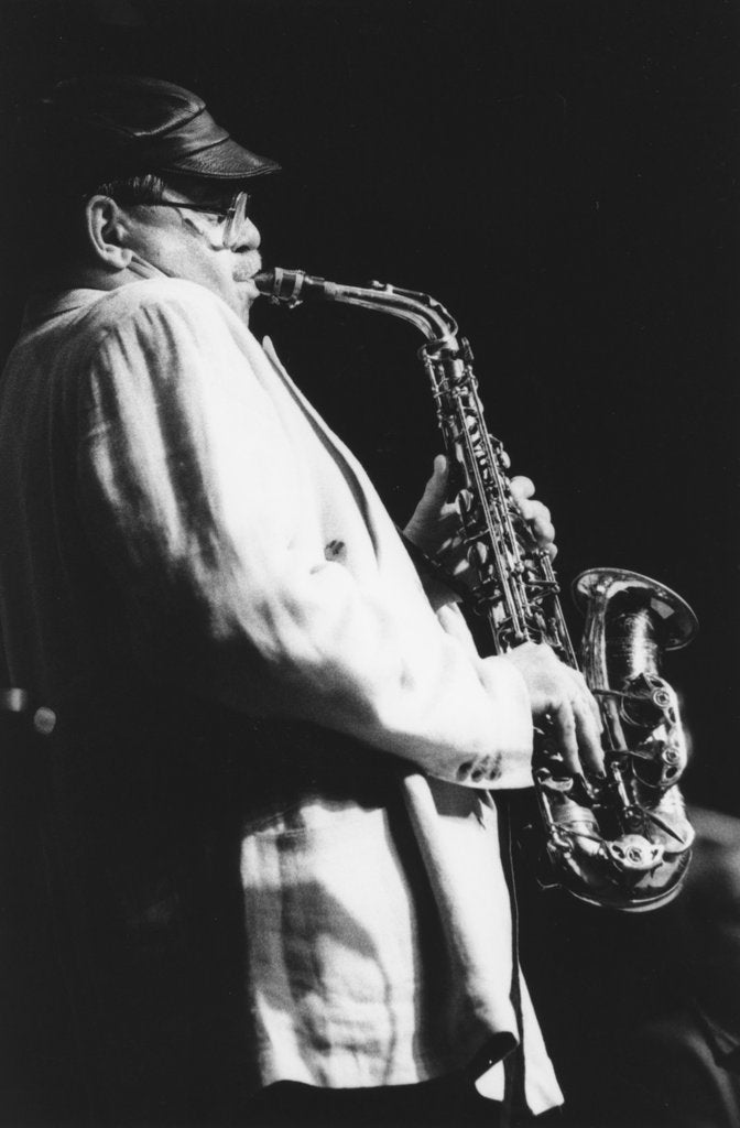 Detail of Phil Woods by Brian Foskett