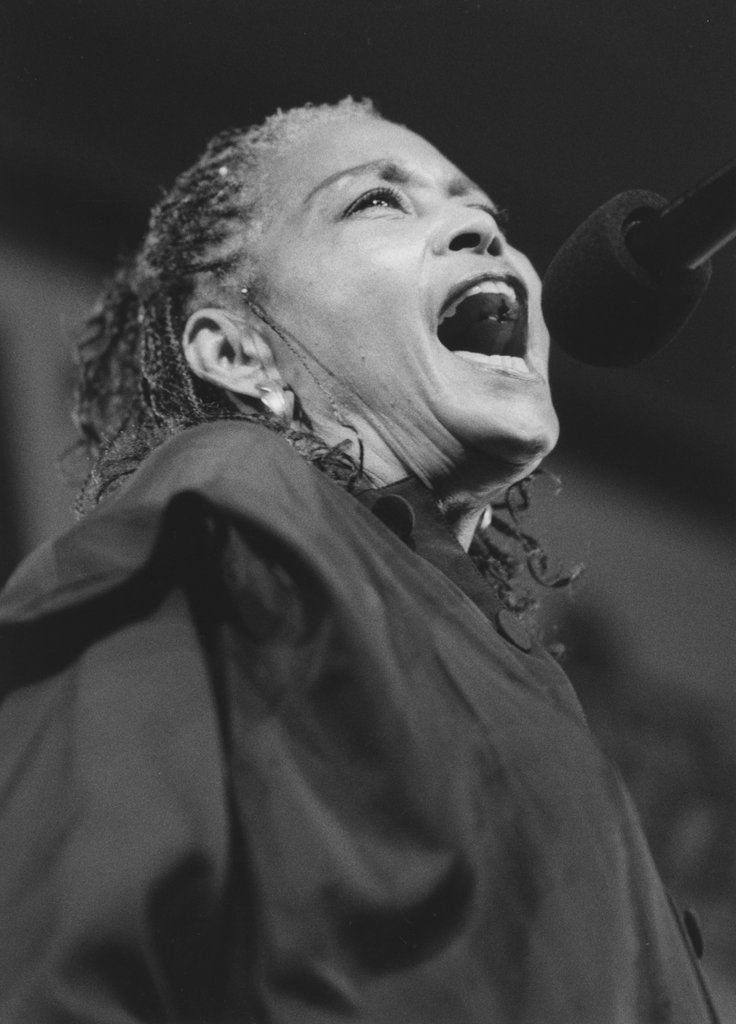 Detail of Abbey Lincoln by Brian Foskett