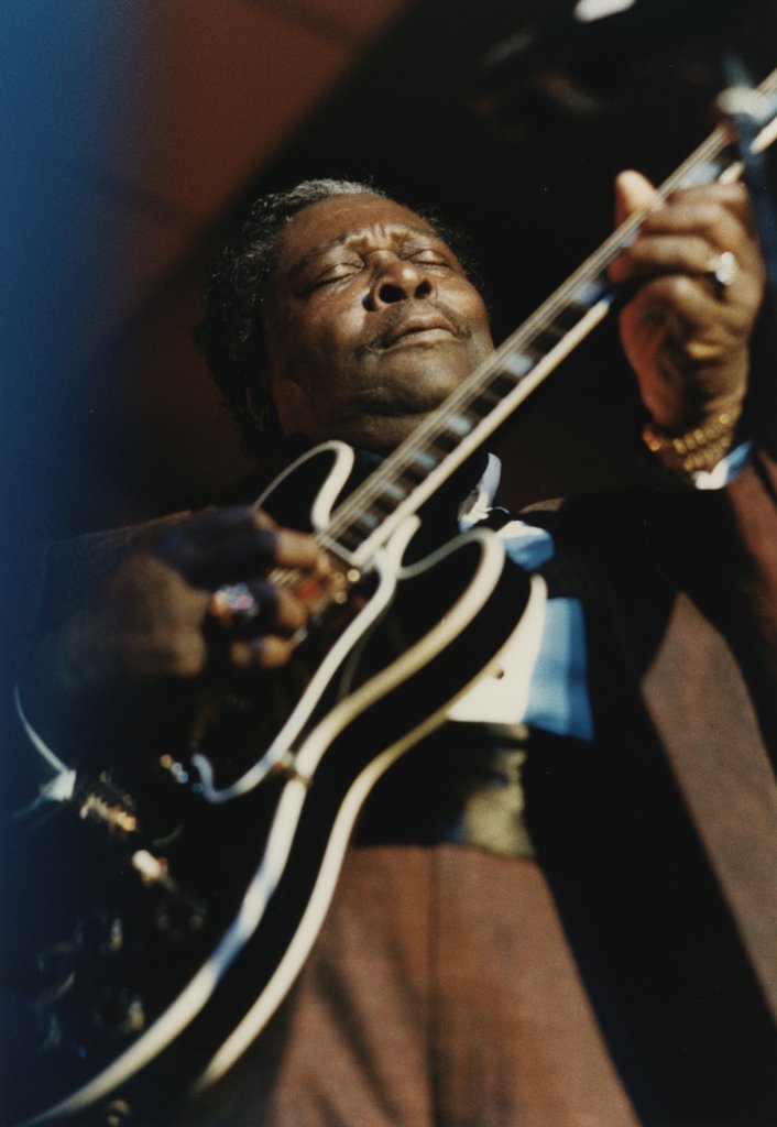 Detail of B.B.King by Brian Foskett