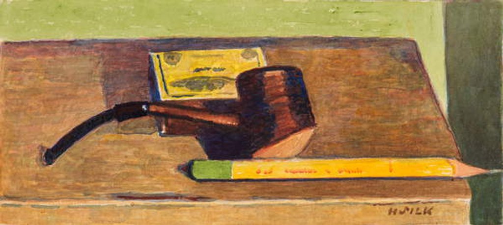 Detail of Pencil and Pipe, c.1930 by Henry Silk