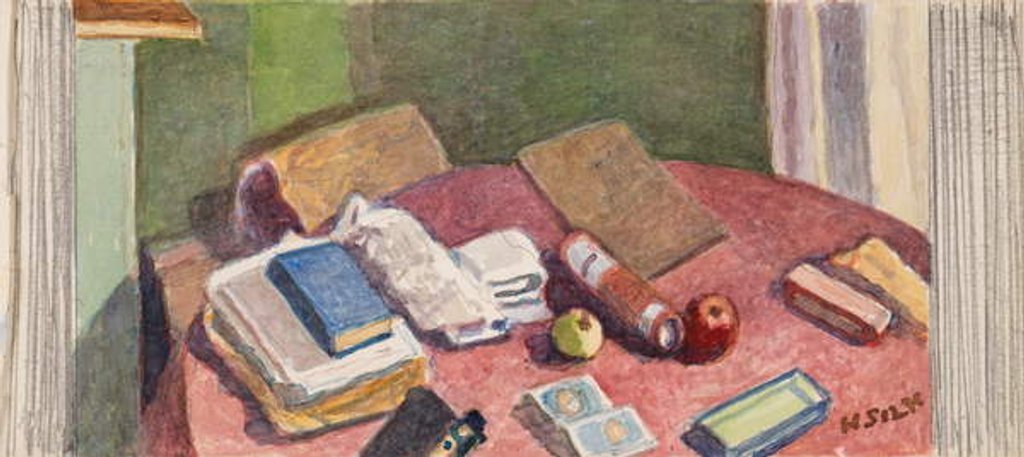 Detail of Front room table, c.1930 by Henry Silk