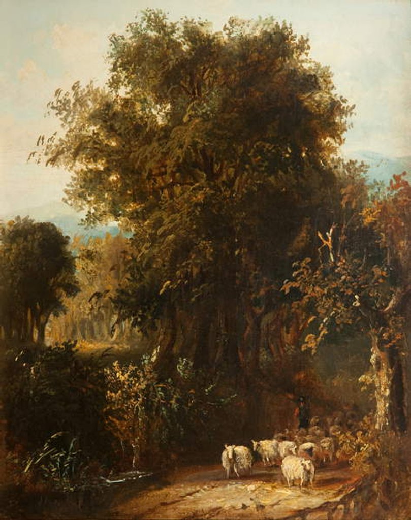 Detail of Norfolk Wooded Landscape by James Stark