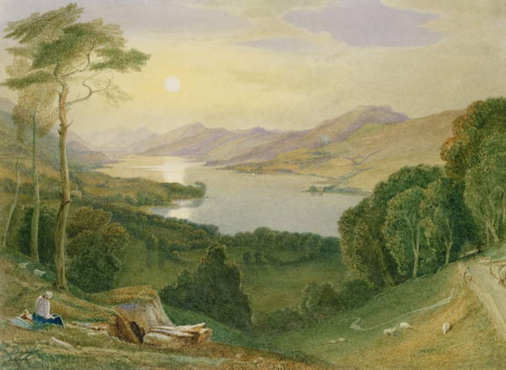 Detail of Lake Windermere by Samuel Jackson