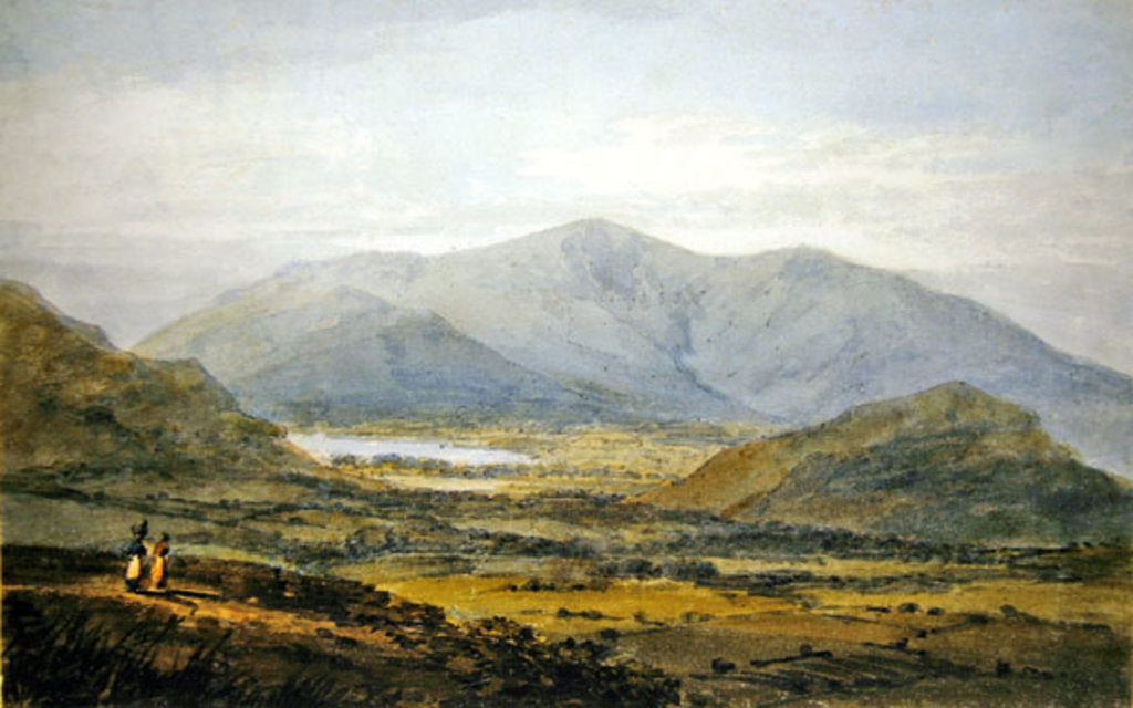 Detail of Skiddaw from the Newlands Valley, Bassenthwaite Lake in the distance by Joseph Mallord William Turner