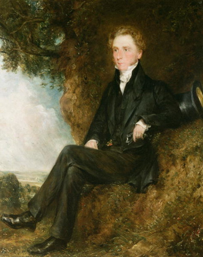 Detail of Portrait of Dr Thomas Simcox Lea, c.1828 by John Constable