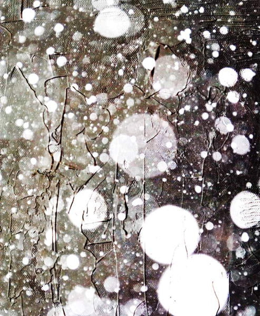 Detail of Snow, 2019 by Alex Caminker