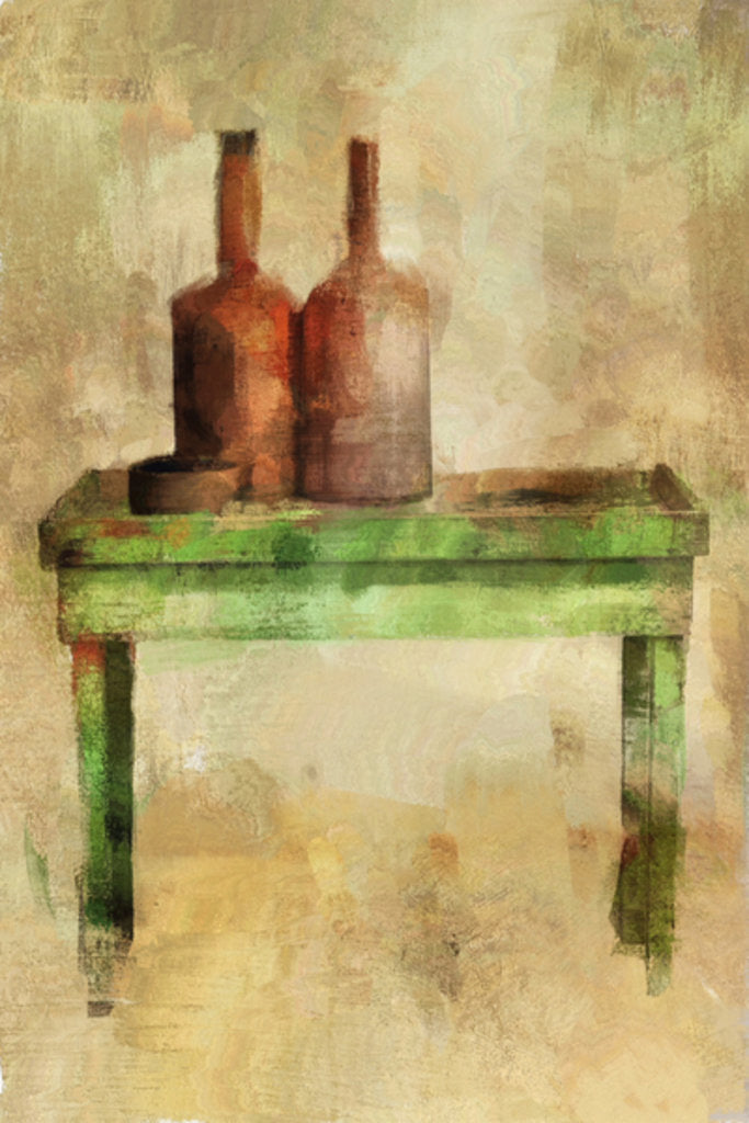 Detail of Table with bottles by Mark Gordon