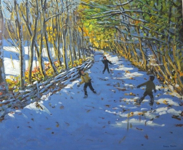 Detail of Yellow trees, Allestree Park, 2012 by Andrew Macara