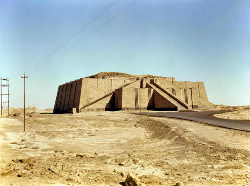 Detail of North-eastern facade of the ziggurat, c.2100 BC by Anonymous