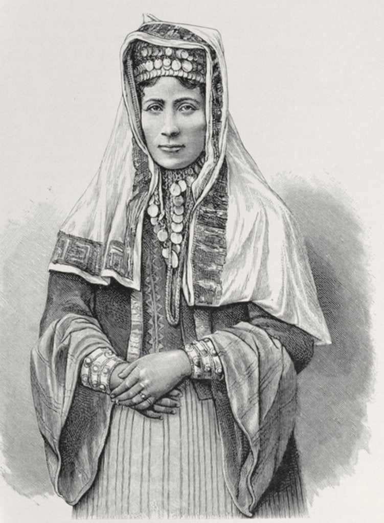 Detail of A Kurdish woman by English School