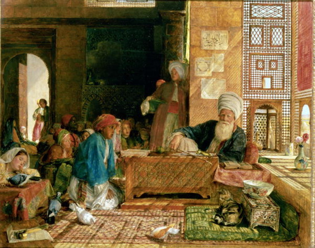 Detail of Interior of a School, Cairo by John Frederick Lewis