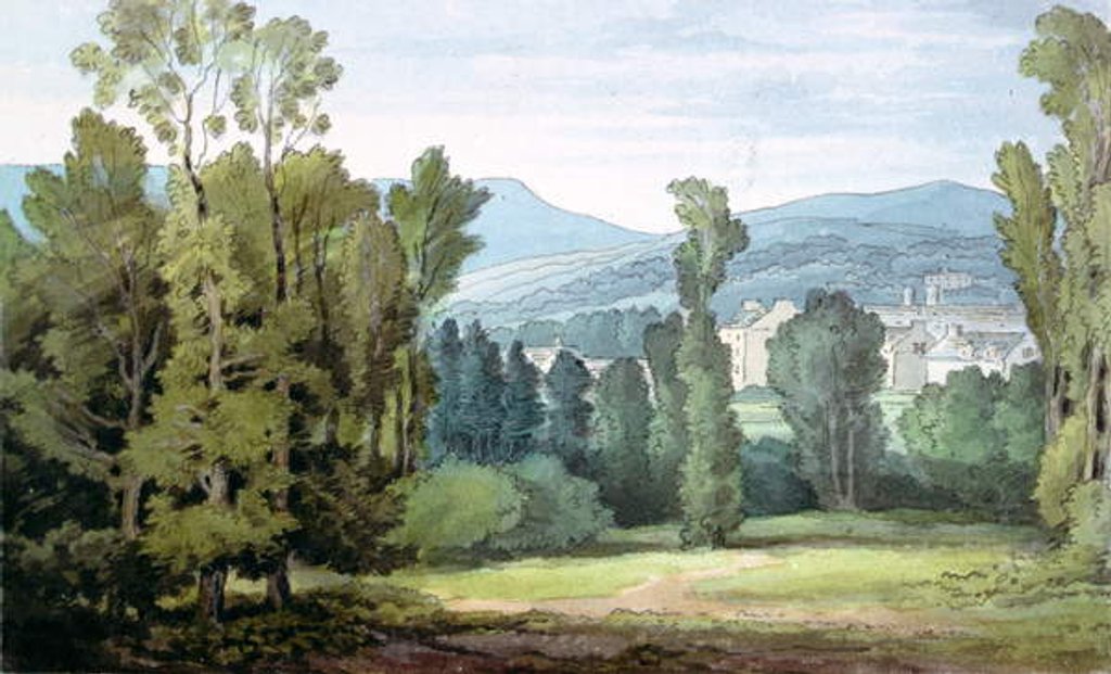 Detail of Dulverton, Somerset, 1800 by John White Abbott