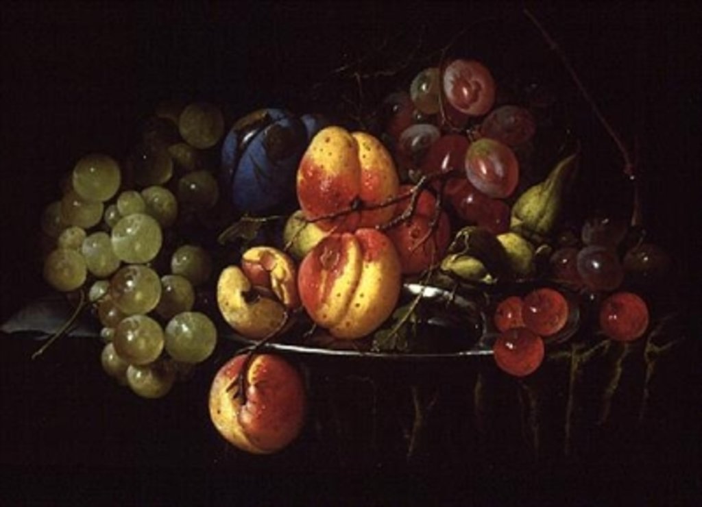 Detail of Still Life of Fruit by Cornelis de Heem