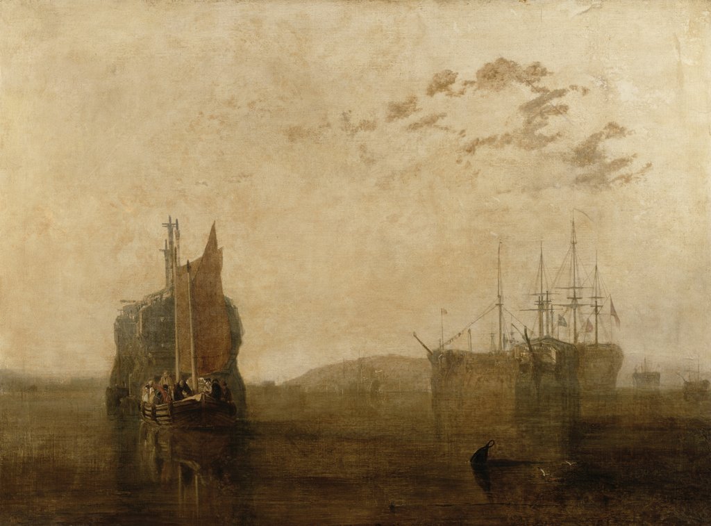 Detail of Hulks on the Tamar, c.1812 by Joseph Mallord William Turner