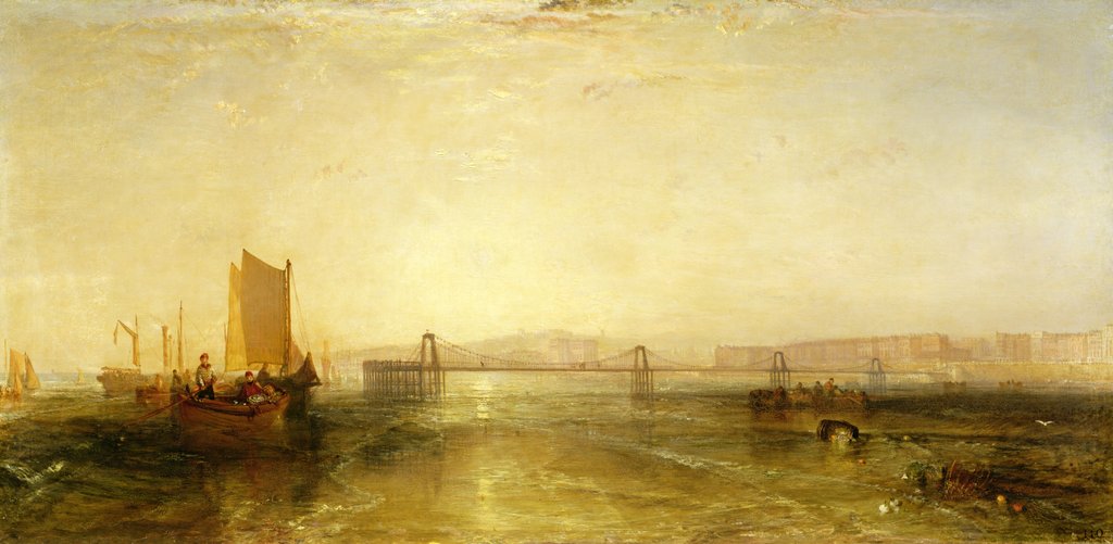 Detail of Brighton from the Sea, c.1829 by Joseph Mallord William Turner