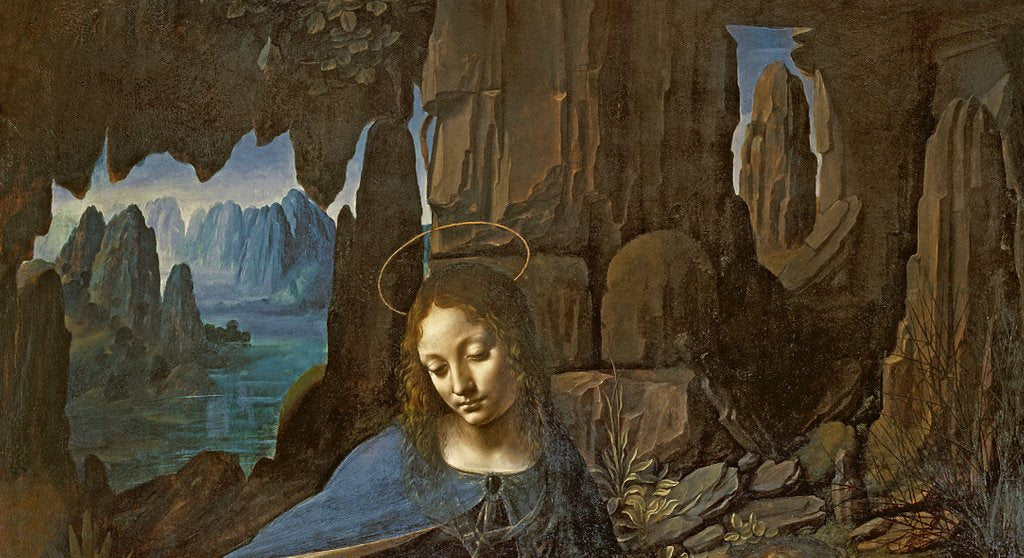 Detail of The Virgin of the Rocks, detail, c.1508 by Leonardo da Vinci