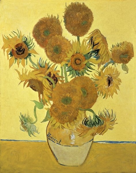 Detail of Sunflowers, 1888 by Vincent van Gogh