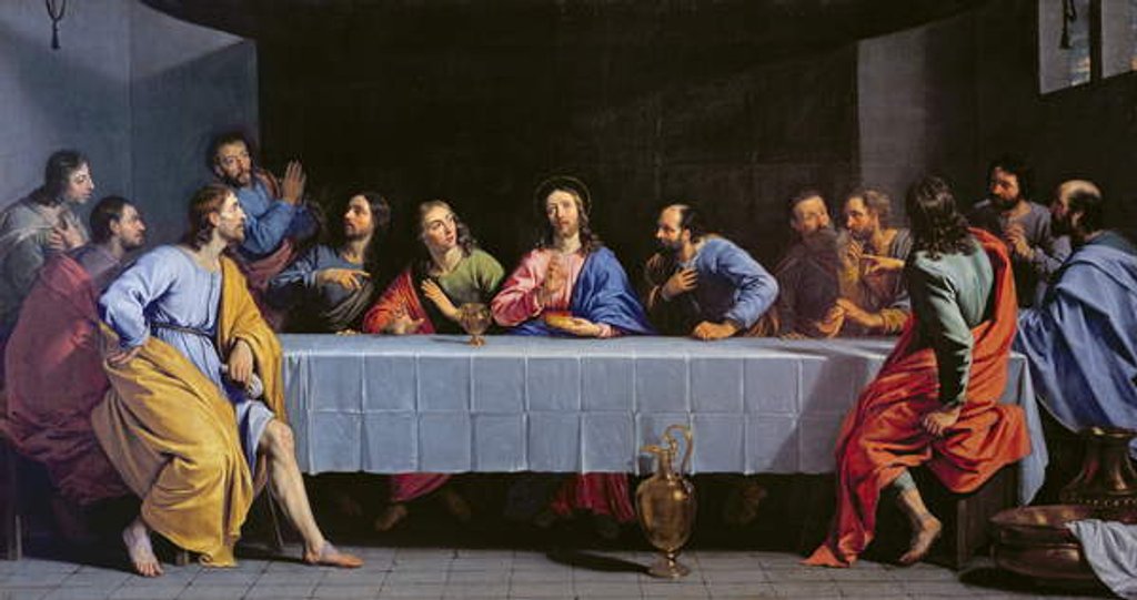 Detail of The Last Supper, called 'The Little Last Supper' by Philippe de Champaigne