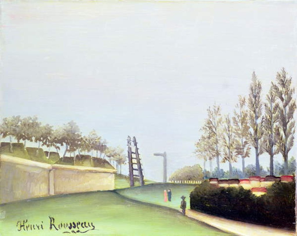 Detail of View from the Porte de Vanves, Paris, 1909 by Henri J.F. Rousseau