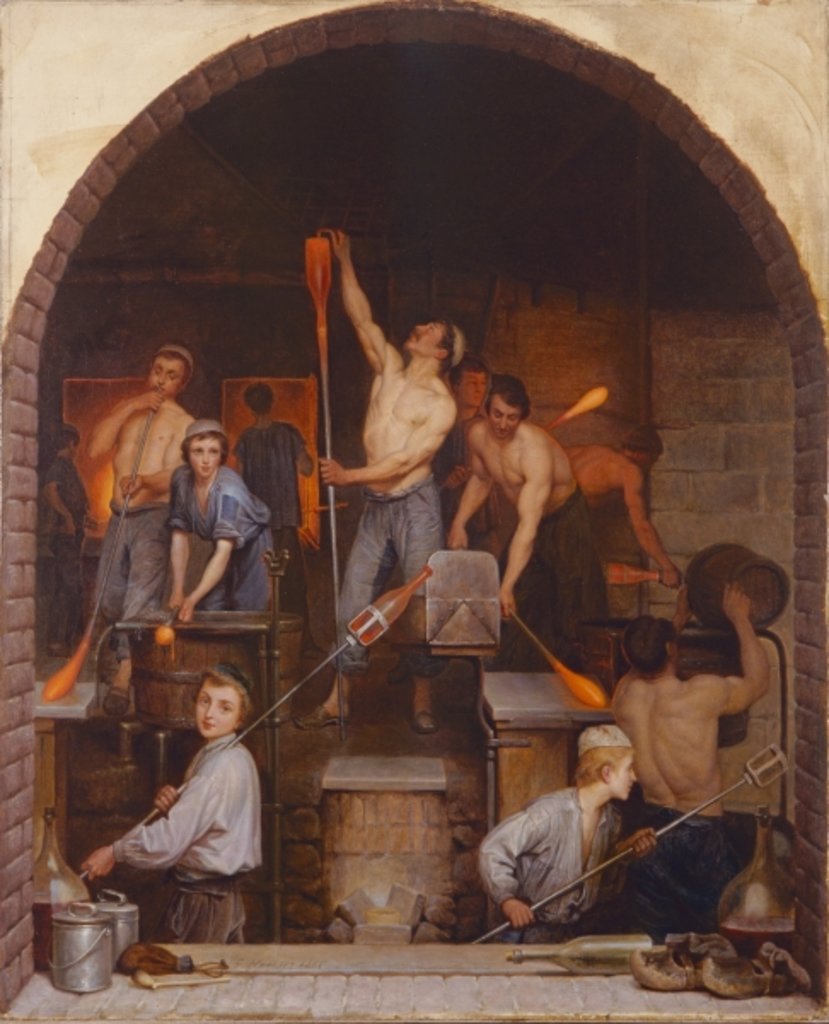 Detail of Interior of a Furnace, 1865 by Charles Housez