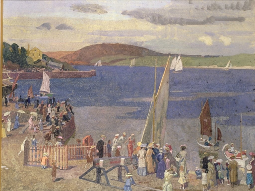 Detail of Padstow Regatta by Alfred Walter Bayes