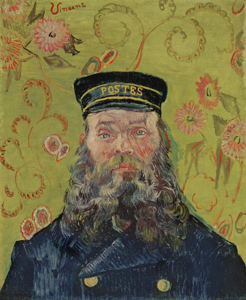 Detail of Joseph-Etienne Roulin, 1889 by Vincent van Gogh