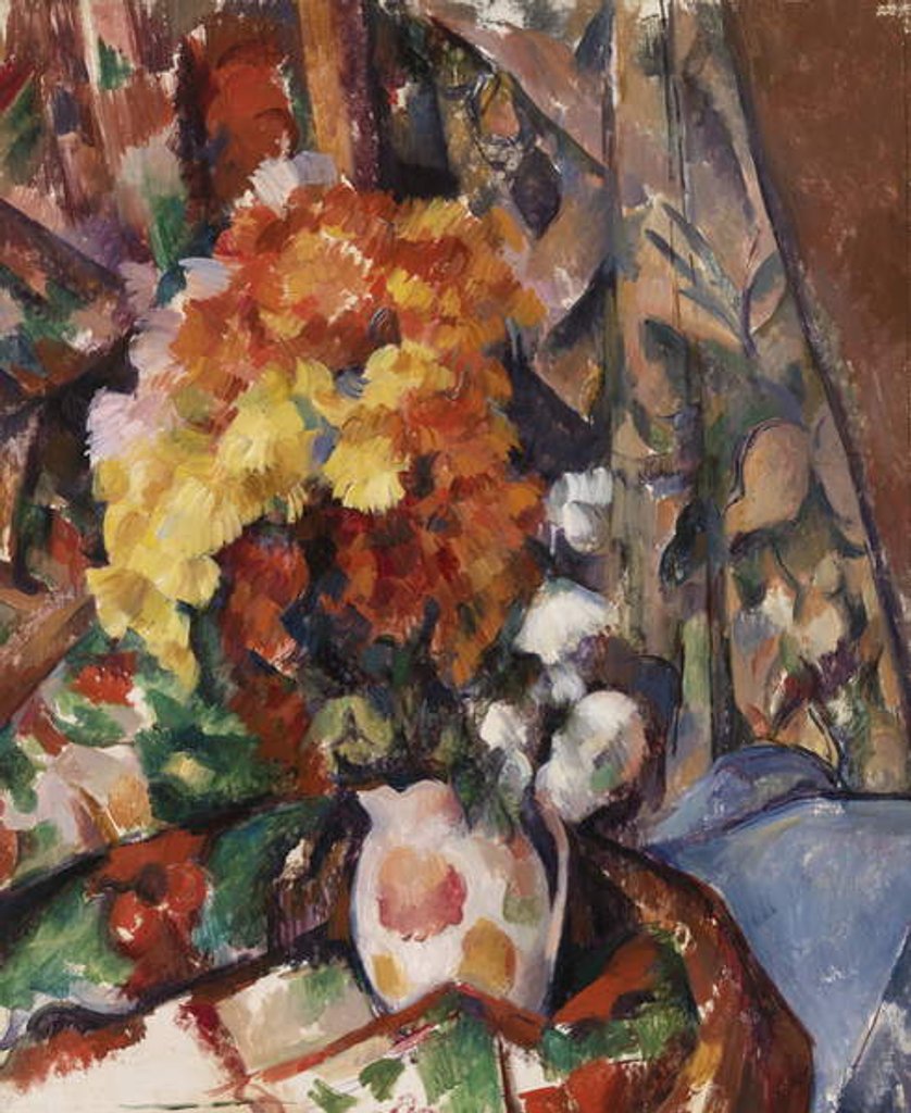 Detail of The Flowered Vase, 1896-98 by Paul Cezanne