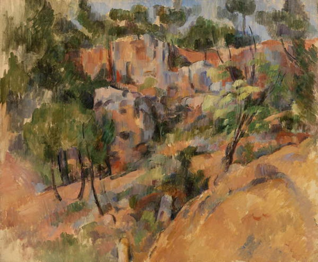 Detail of Bibemus, 1894-95 by Paul Cezanne