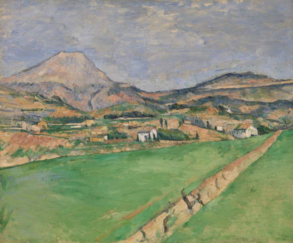 Detail of Towards Monte Sainte-Victoire, 1878-79 by Paul Cezanne