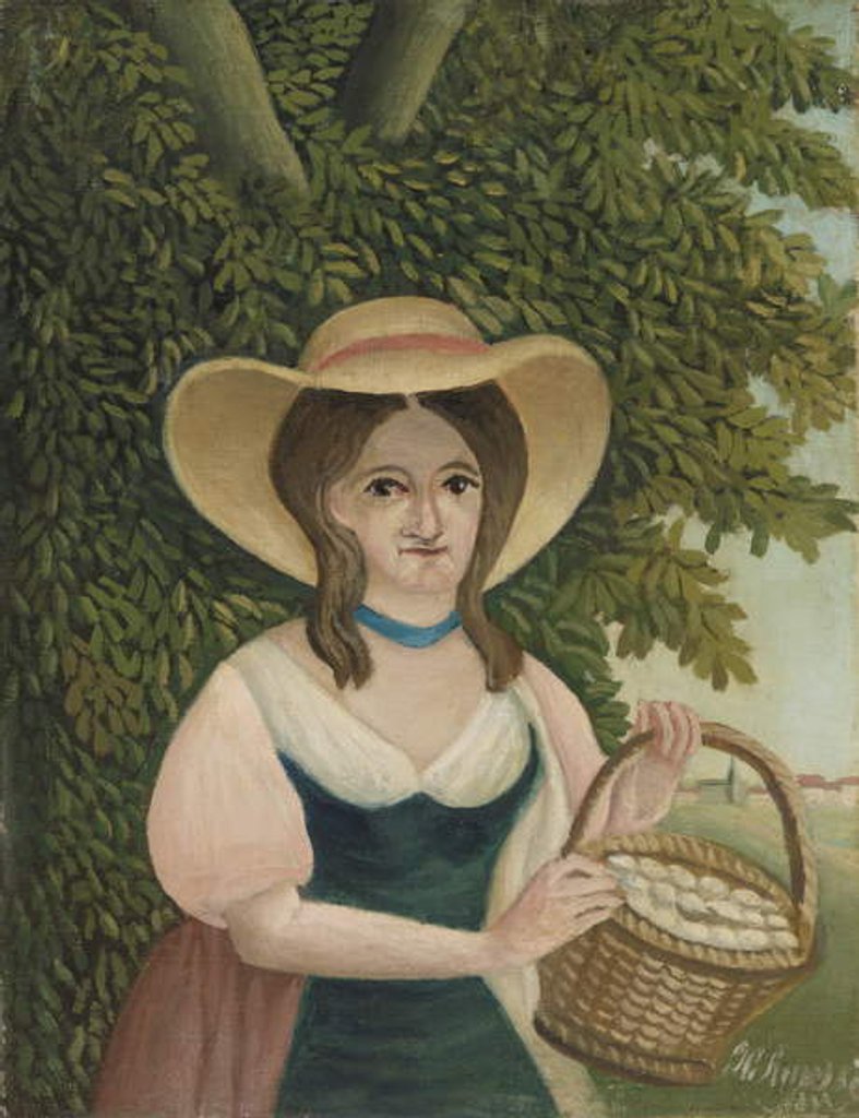 Detail of The Egg Woman by Henri J.F. Rousseau