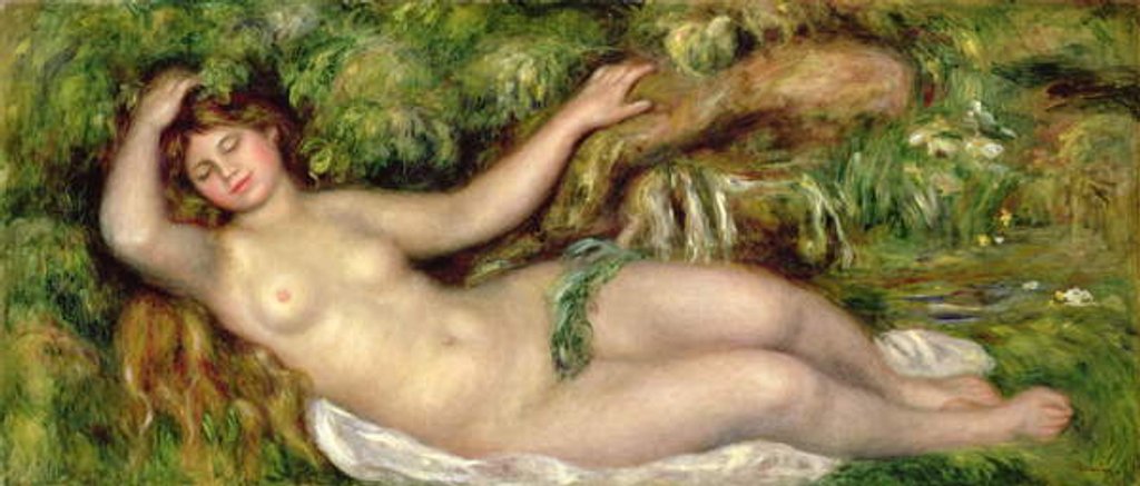 Detail of Reclining Nude, 1910 by Pierre Auguste Renoir