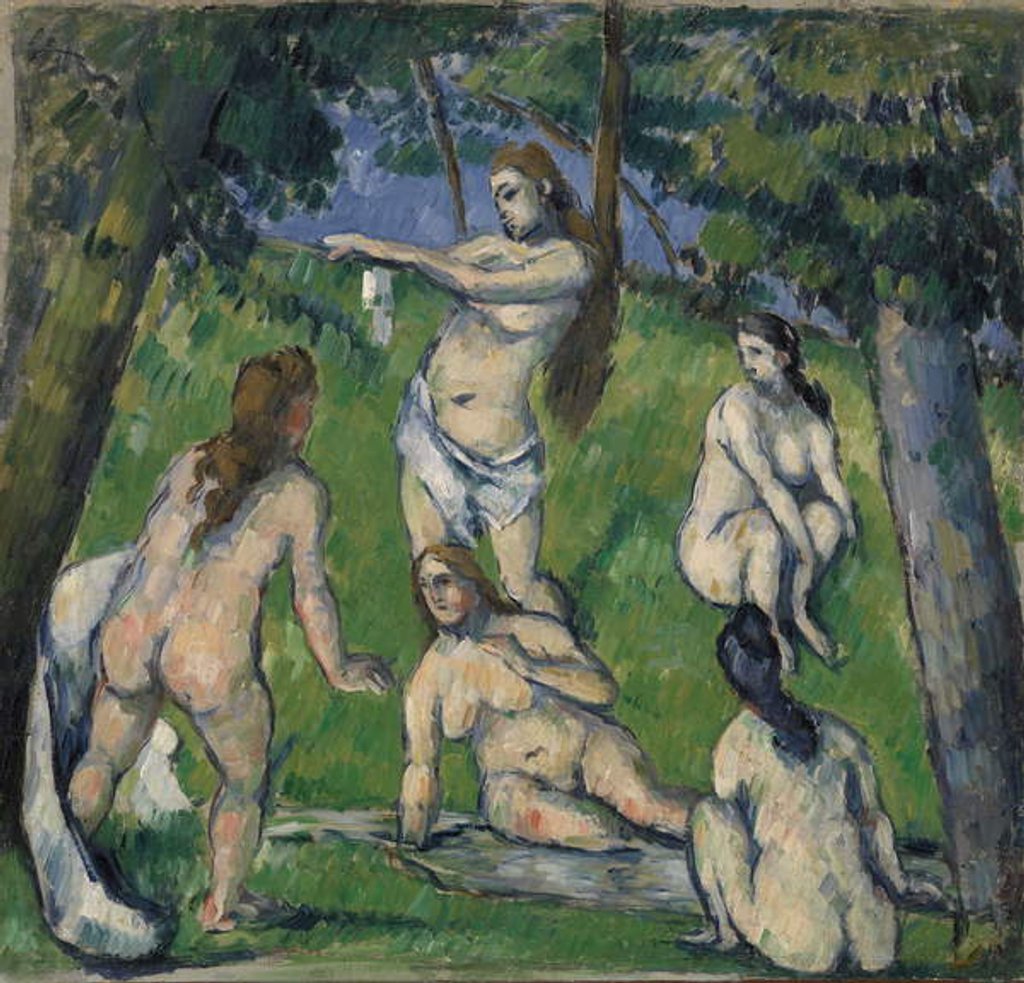 Detail of Five Bathers, 1877-78 by Paul Cezanne