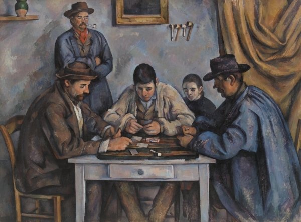 Detail of The Card Players, 1890-92 by Paul Cezanne