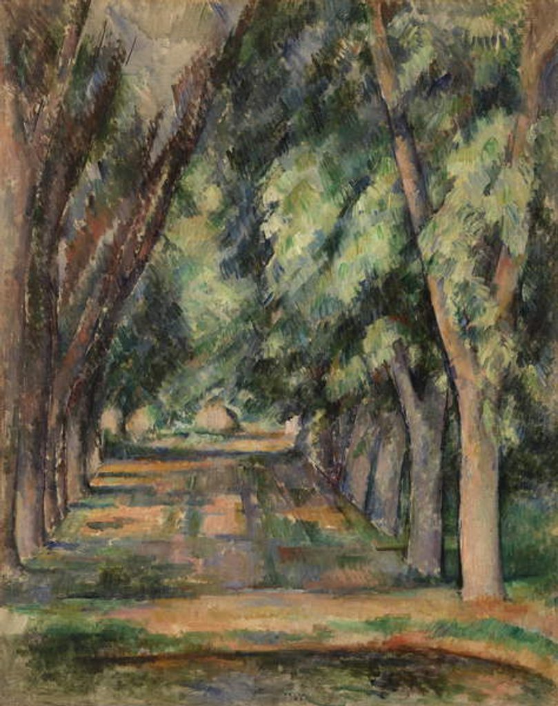 Detail of The Allee of Chestnut Trees at Jas de Bouffan, c.1888 by Paul Cezanne