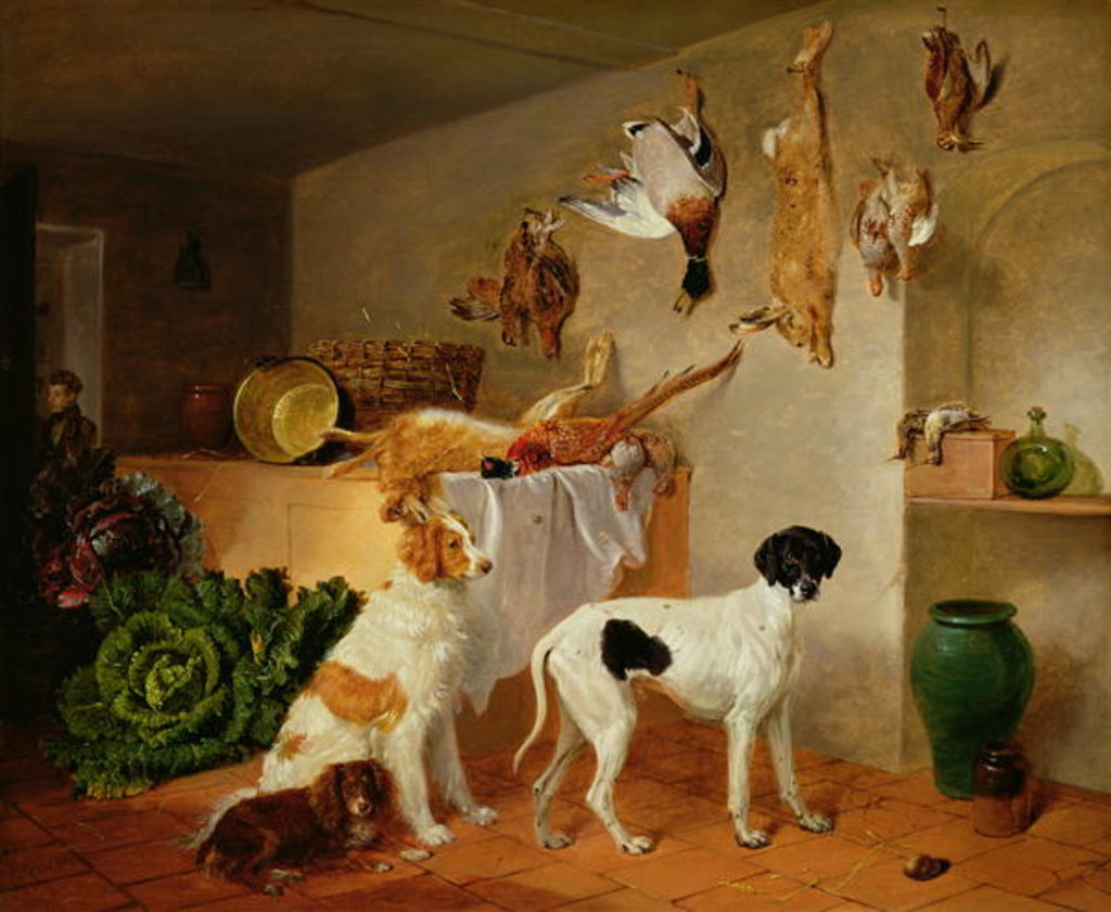 Detail of Inside the Game Pantry by Edmund Bristow