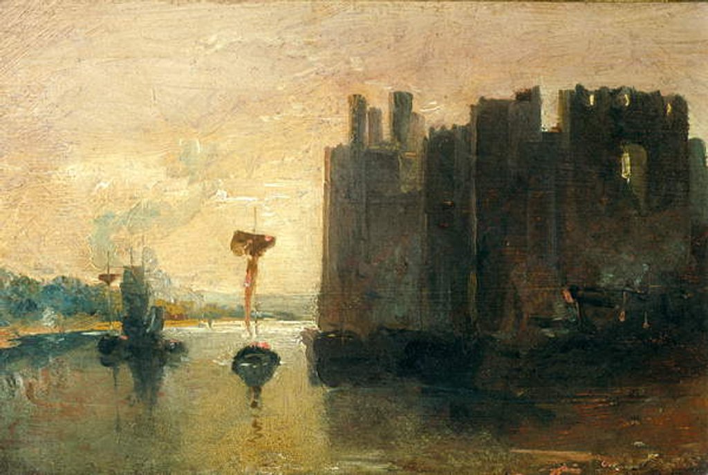 Detail of Caernarvon Castle by Joseph Mallord William Turner