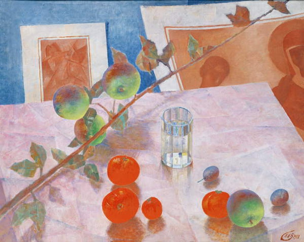 Detail of Still Life, 1918 by Kuzma Sergeevich Petrov-Vodkin