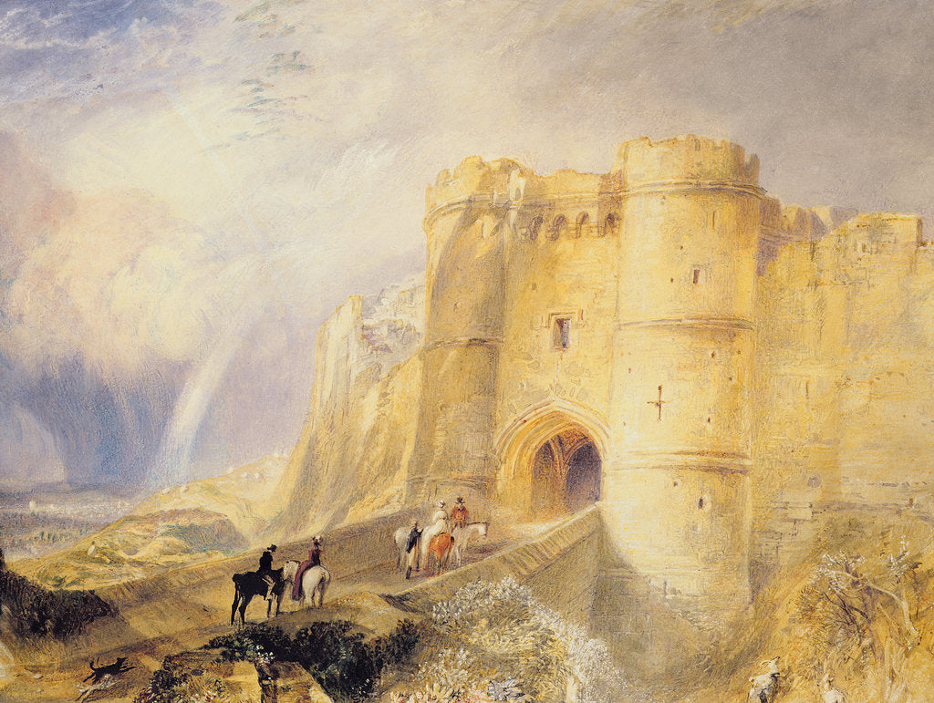 Detail of Carisbrook Castle, Isle of Wight by Joseph Mallord William Turner