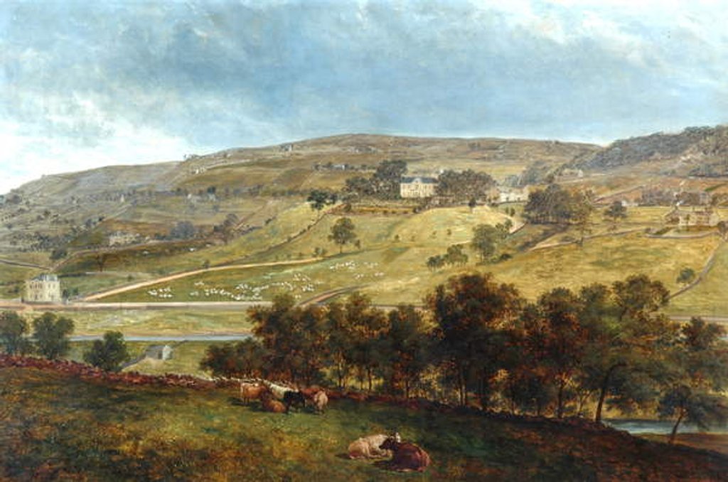 Detail of Ewood Hall From Greenfields, 1869 by John Holland