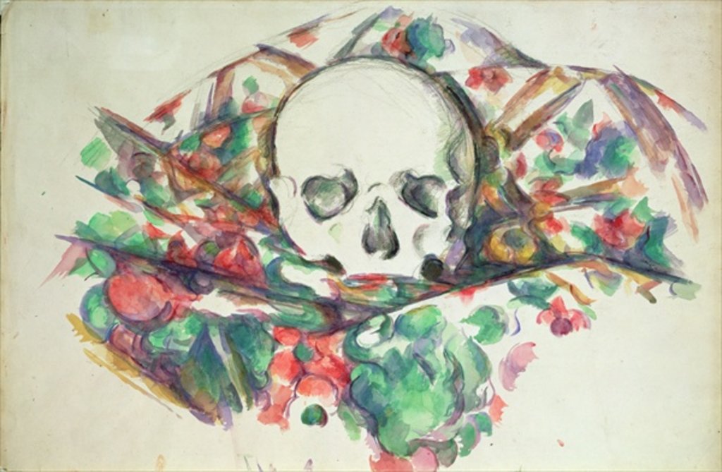 Detail of Skull on Drapery, c.1902-06 by Paul Cezanne