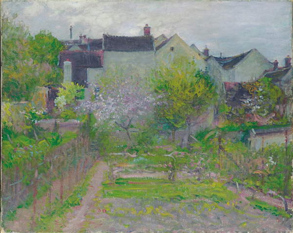 Detail of Grez-sur-Loing by Robert William Vonnoh