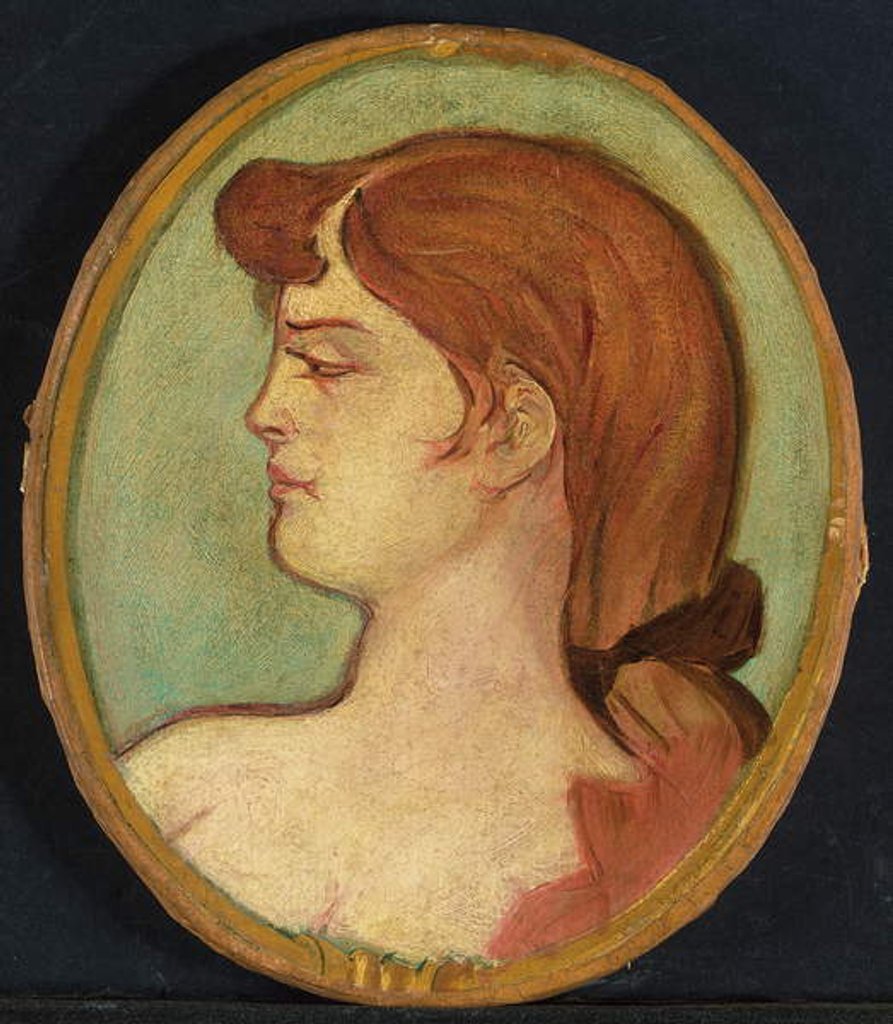 Detail of Portrait de Femme de la Maison de la Rue d'Amboise, 1892 by Henri de Toulouse-Lautrec