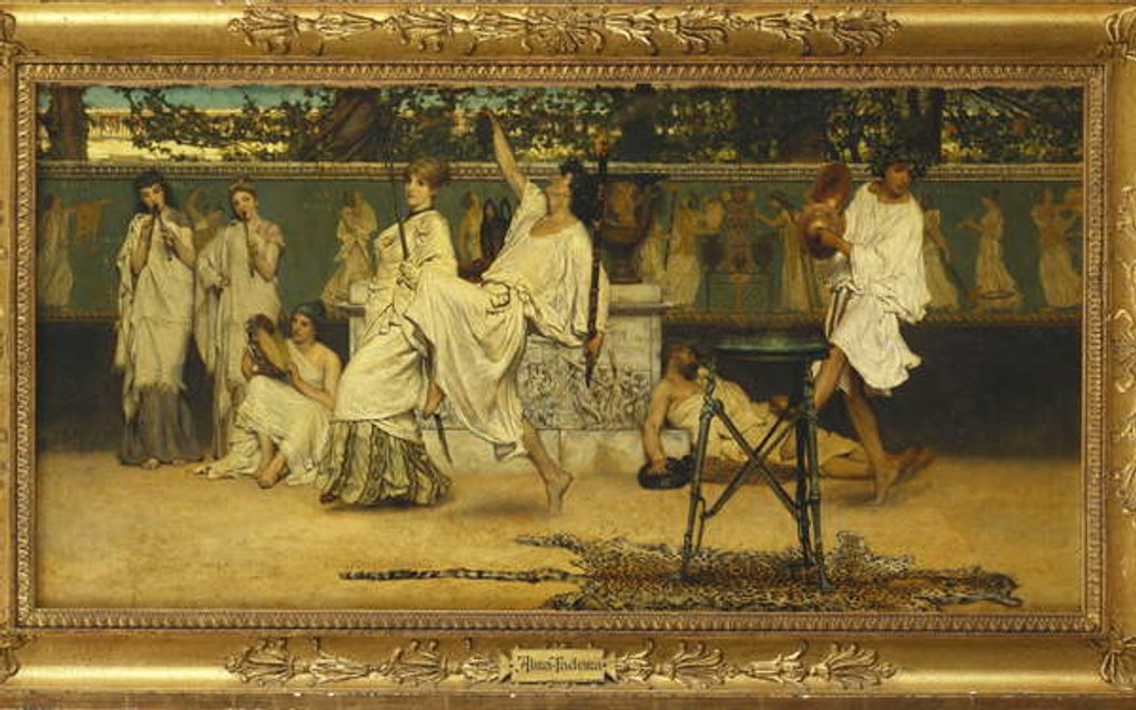 Detail of Bacchanal, 1871 by Lawrence Alma-Tadema