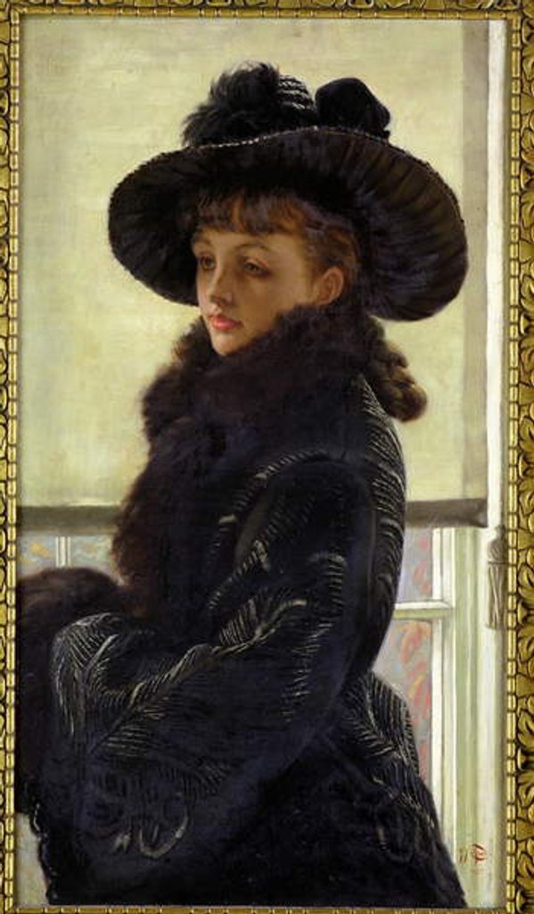 Detail of Mavourneen, Portrait of Kathleen Newton, 1877 by James Jacques Joseph Tissot