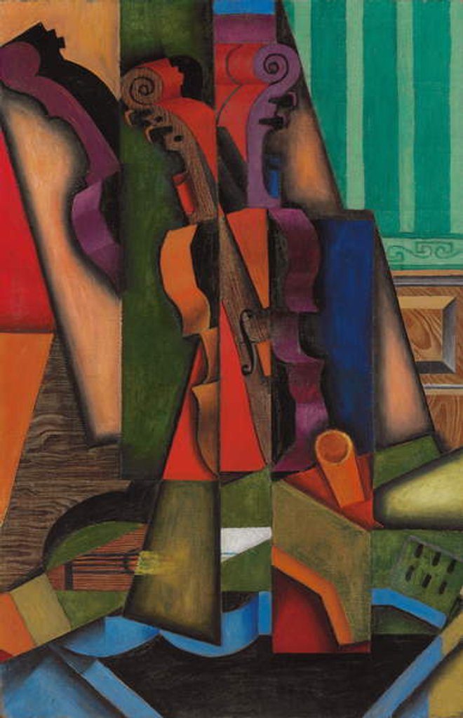 Detail of Violin and Guitar, 1913 by Juan Gris