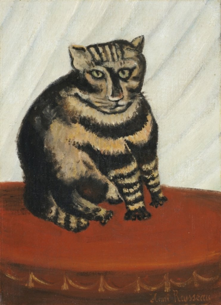 Detail of The Tabby by Henri J.F. Rousseau